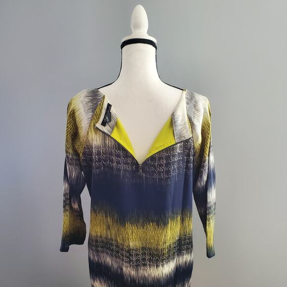 Kenneth Cole Women's Lightweight Color Block Striped Sheath Dress Size S - Picture 5 of 10